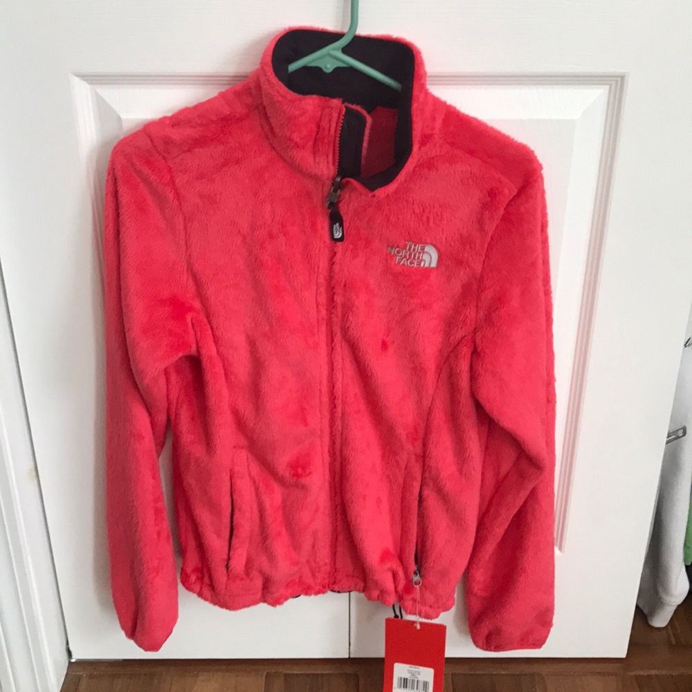 North Face teaberry pink osito fuzzy jacket small